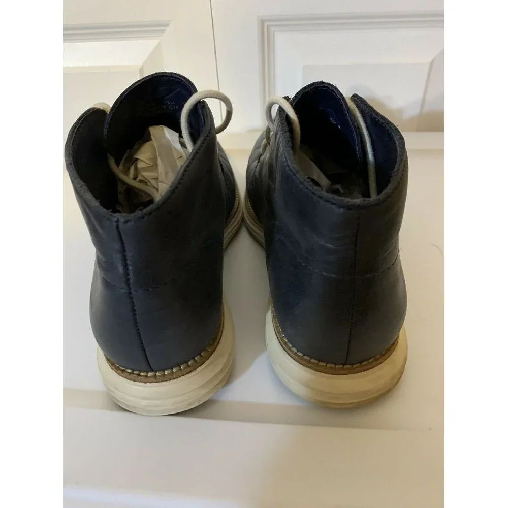 Cole Haan‎ Grand OS Men’s Sz 8M Blue Leather Ankle Boot